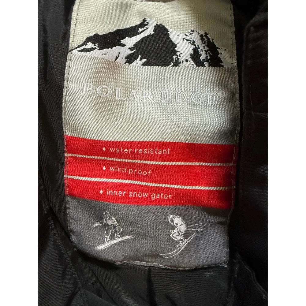 Polar Edge Dominator Boys Black Snow Pants‎ Ski Snowboard Insulated Size M 10/12